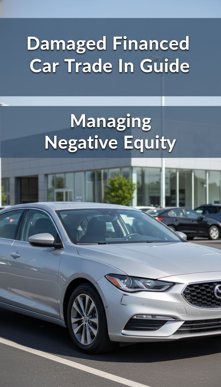 can you trade in a damaged financed car