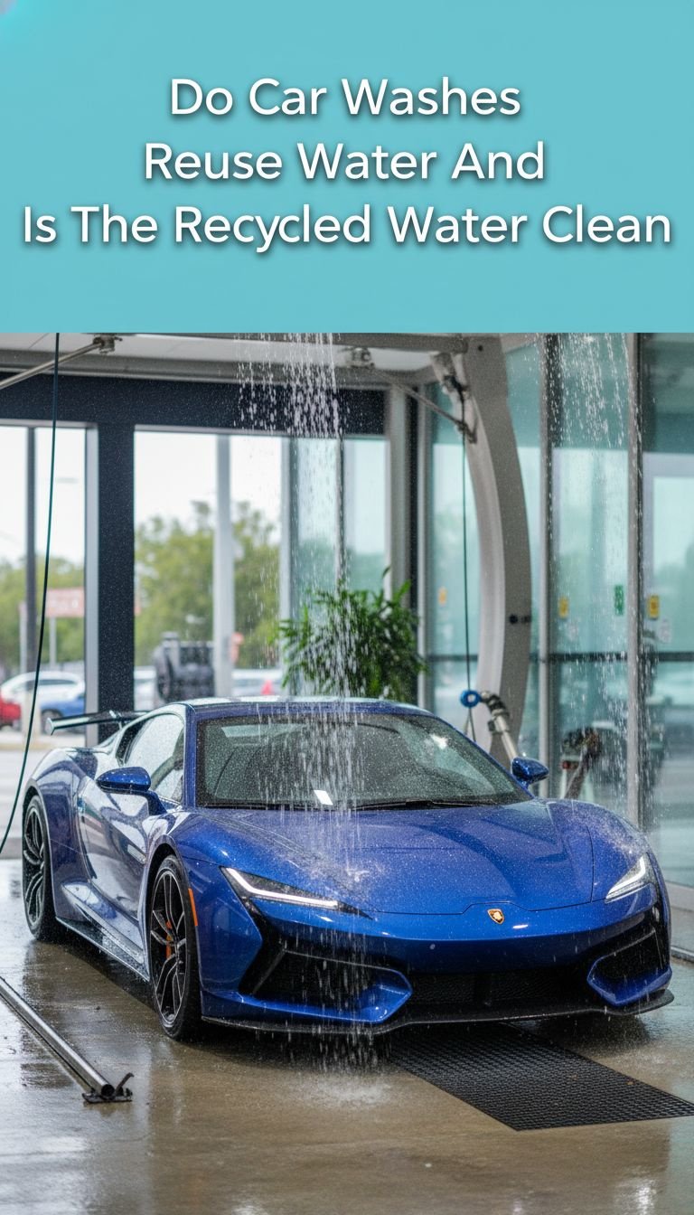 Do Car Washes Reuse Water And Is The Recycled Water Clean 1 do car washes reuse water