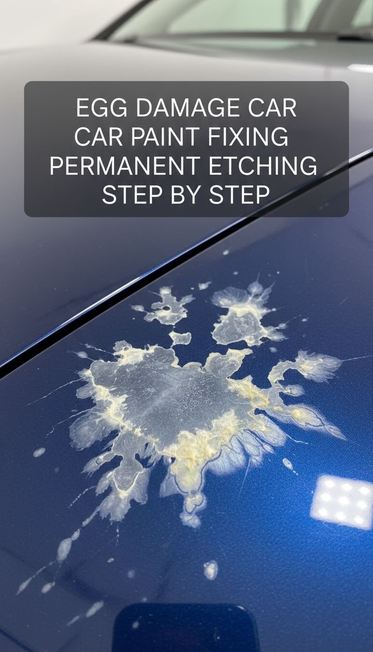 Egg Damage Car Paint Fixing Permanent Etching Step by Step 1 can eggs ruin paint on a car