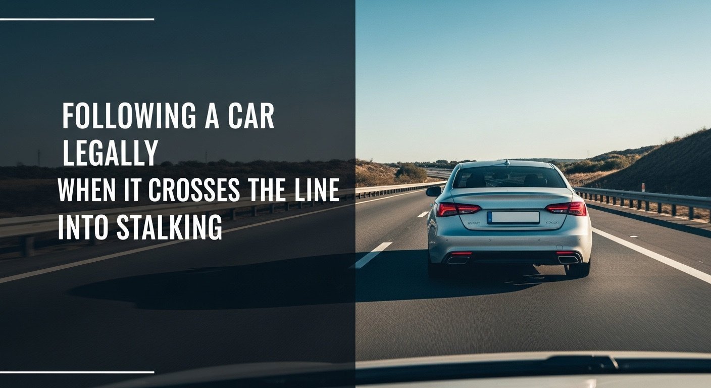 Following a Car Legally When It Crosses the Line into Stalking