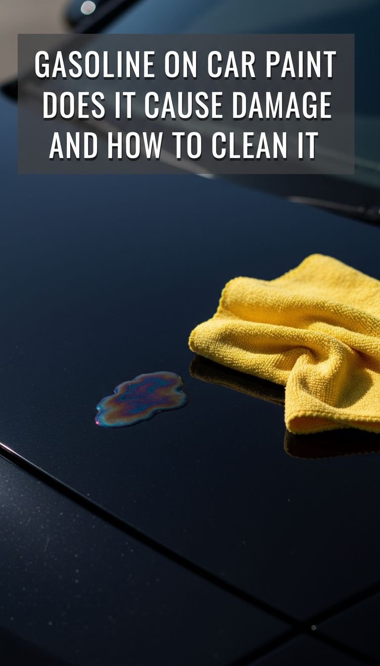 Gasoline On Car Paint Does It Cause Damage And How To Clean It 1 does gasoline ruin car paint