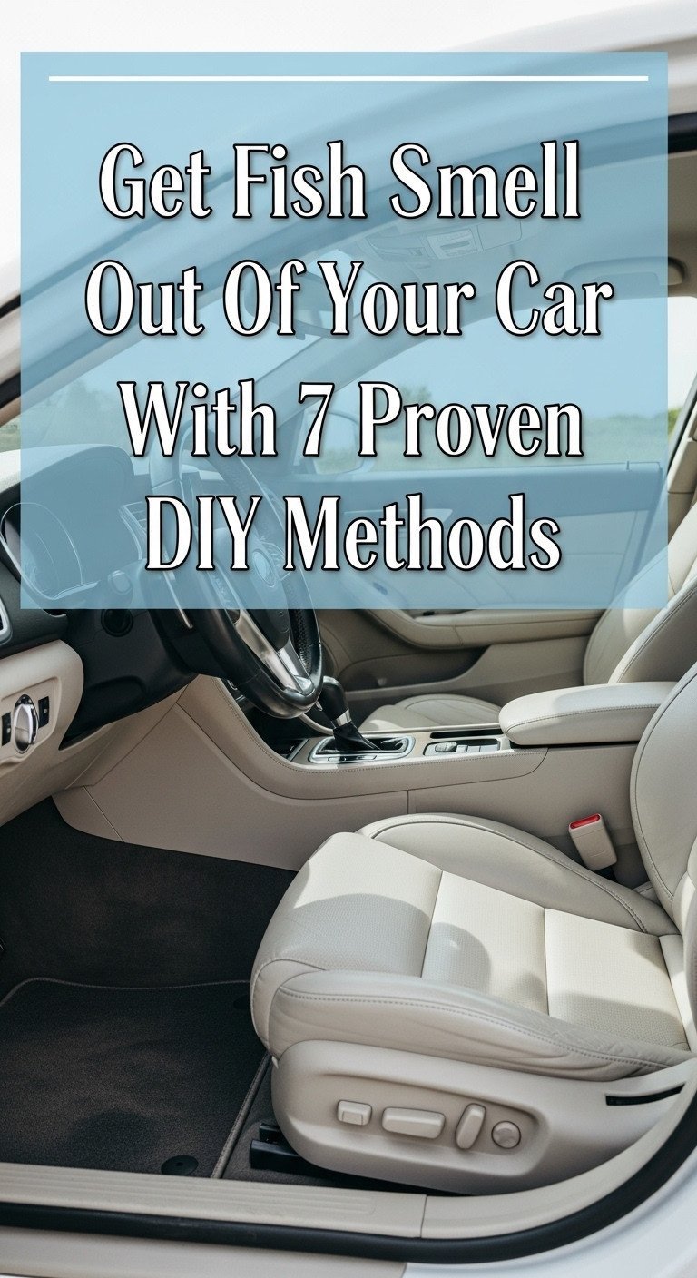 how to get fish smell out of car