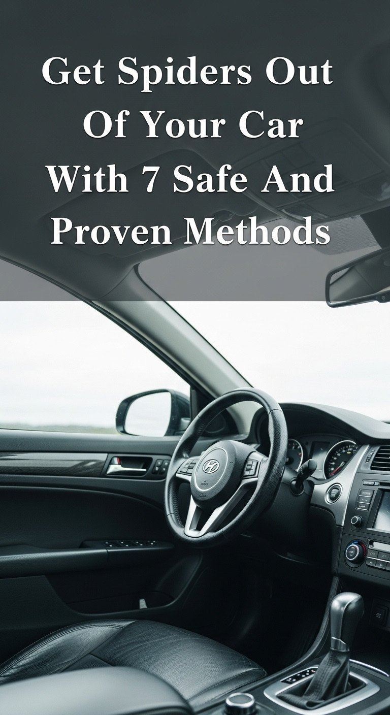 how to get rid of spiders from your car