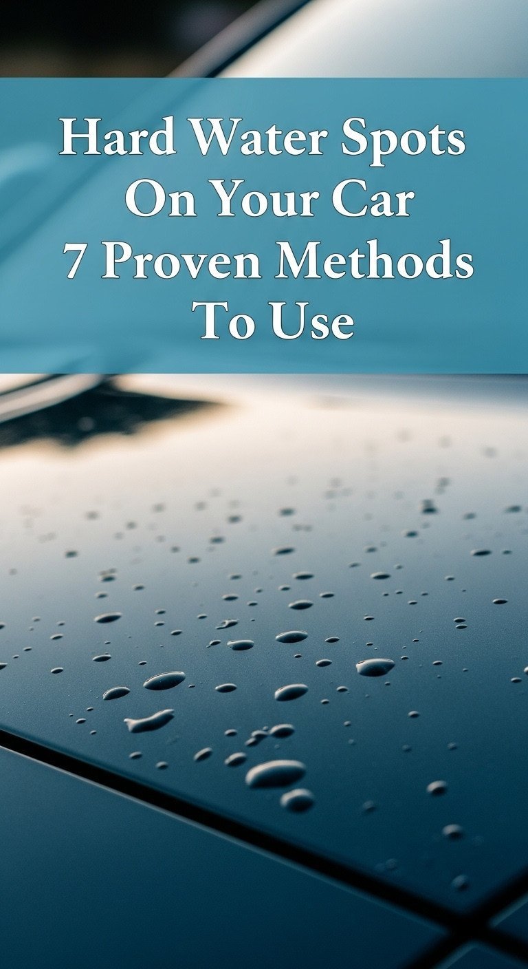 how to get off hard water spots on a car
