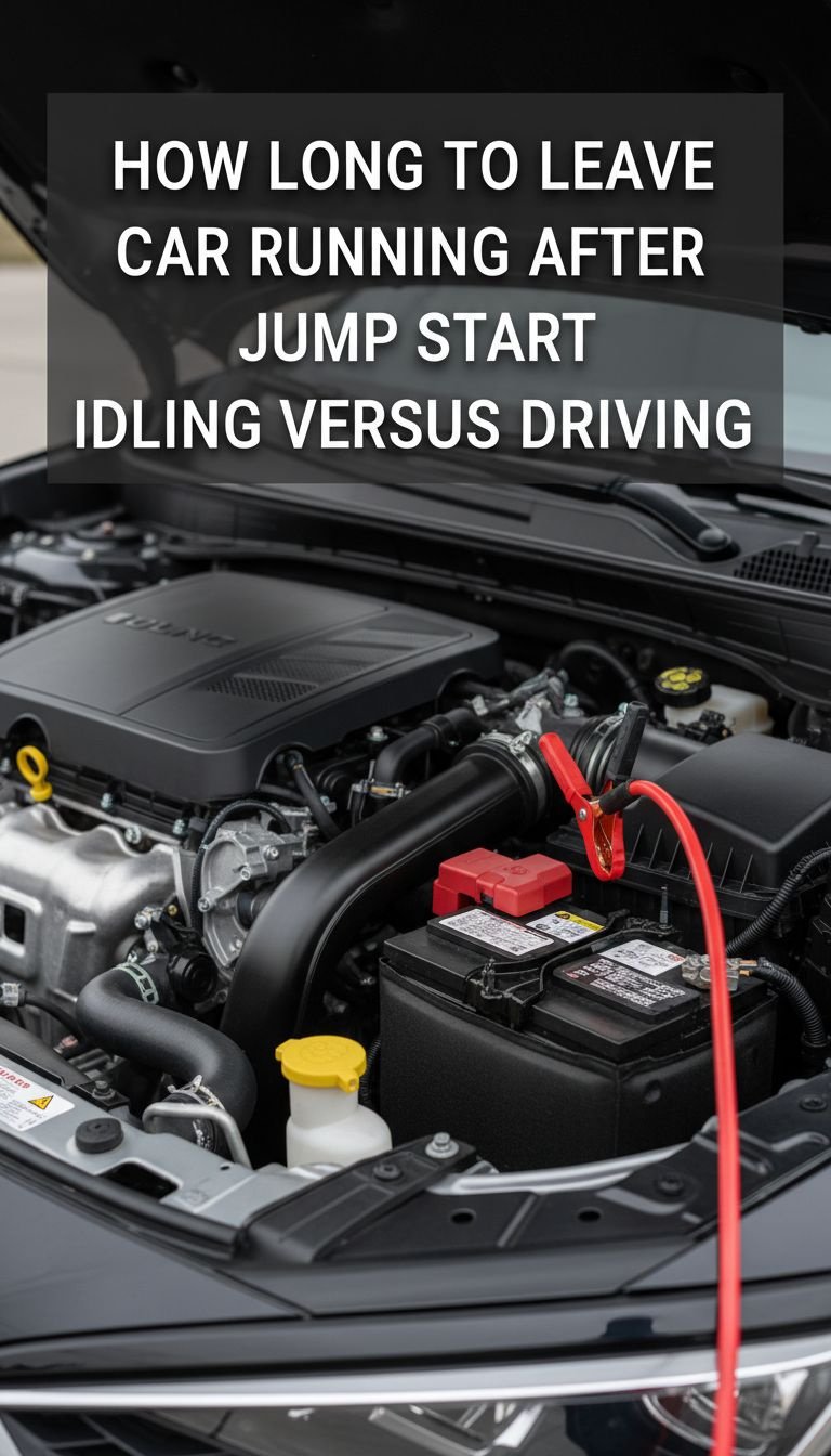 How Long To Leave Car Running After Jump Start Idling Versus Driving 1 how long to leave car running after jump start