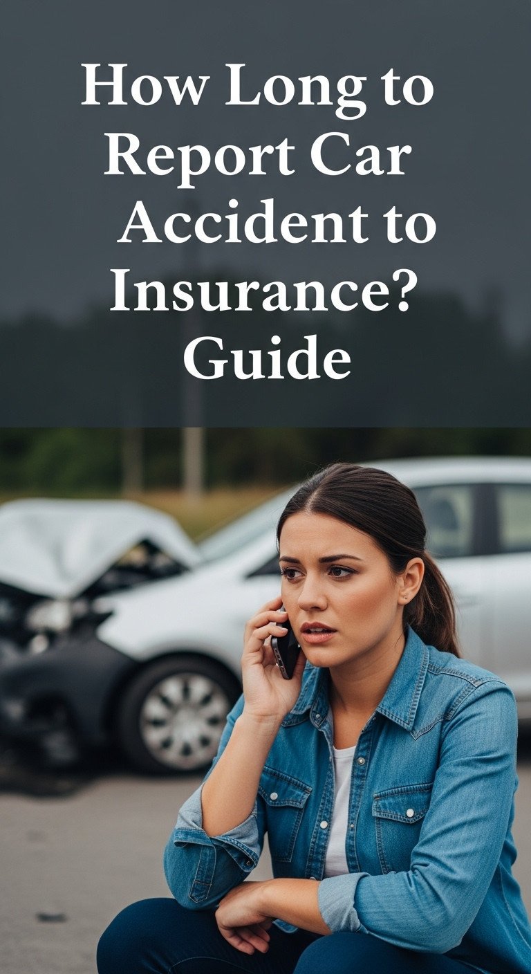 A detailed infographic showing a timeline and key deadlines for handling tasks after a car accident, illustrating the importance of knowing how long to report car accident to insurance.