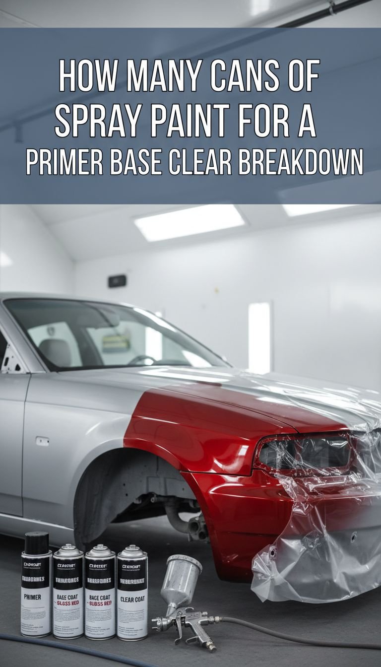 how many cans of spray paint for a car