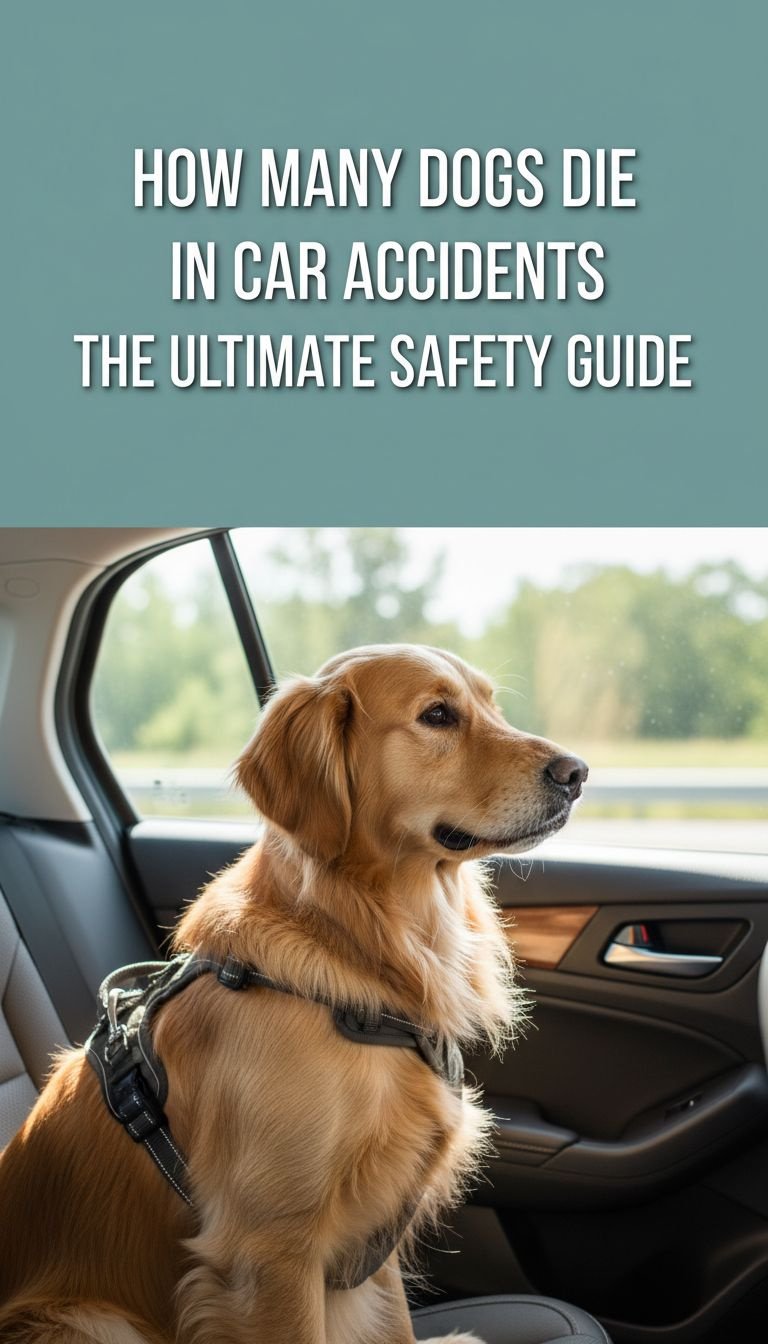 how many dogs die in car accidents