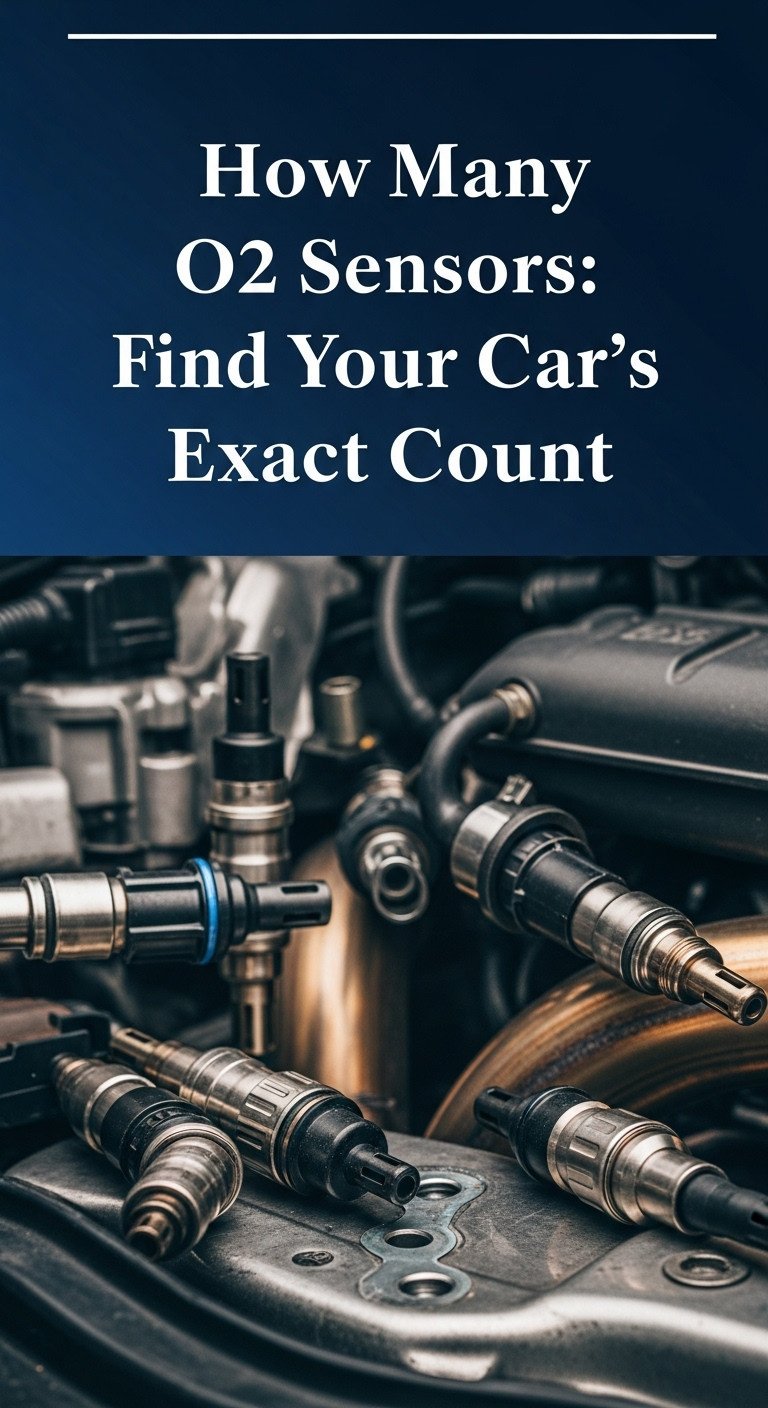 How Many O2 Sensors: Find Your Car's Exact Count 1 A detailed diagram showing the location of upstream and downstream oxygen sensors in a car's exhaust system, helping to answer the question of how many o2 sensors are on my car.