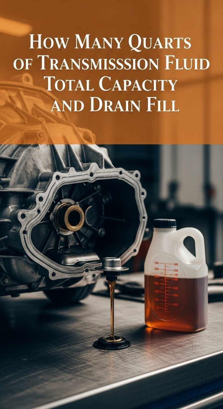 how many quarts of transmission fluid does a car take