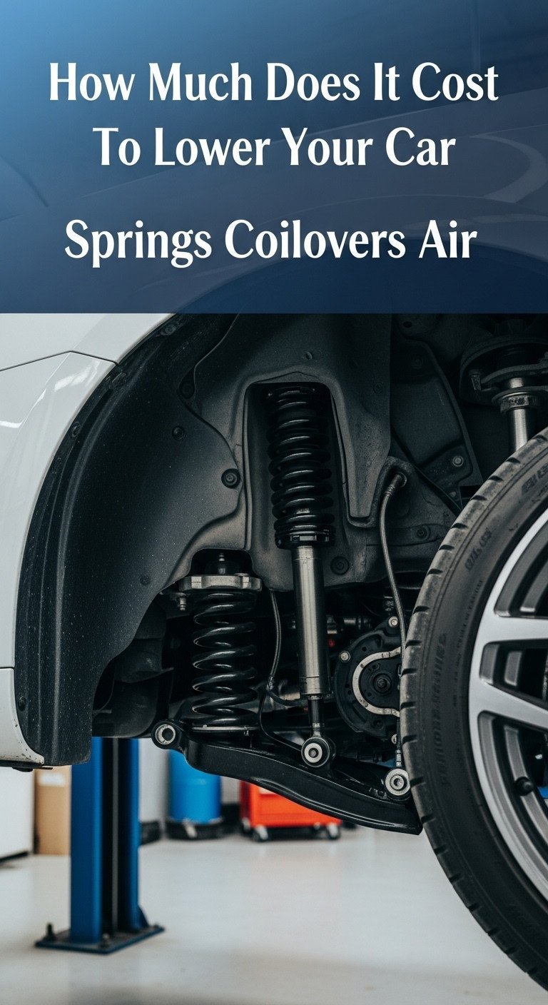 How Much Does It Cost To Lower Your Car Springs Coilovers Air 1 how much is it to lower your car