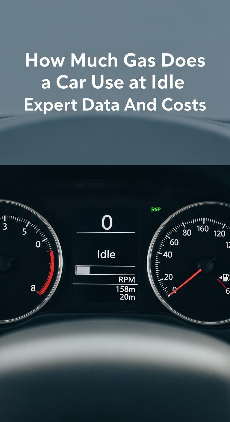 how much gas does a car use at idle