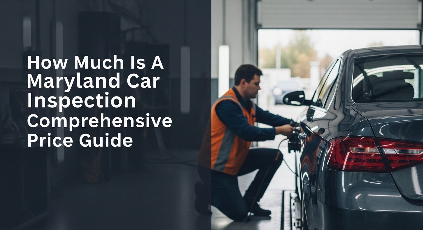 How Much Is A Maryland Car Inspection Comprehensive Price Guide