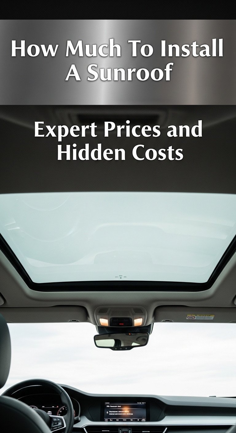 how much to install a sunroof in car