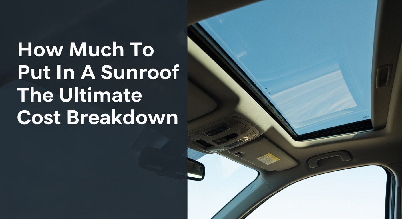 How Much To Put In A Sunroof The Ultimate Cost Breakdown