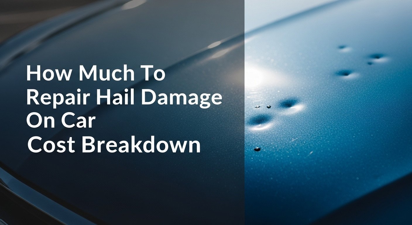 How Much To Repair Hail Damage on Car Cost Breakdown