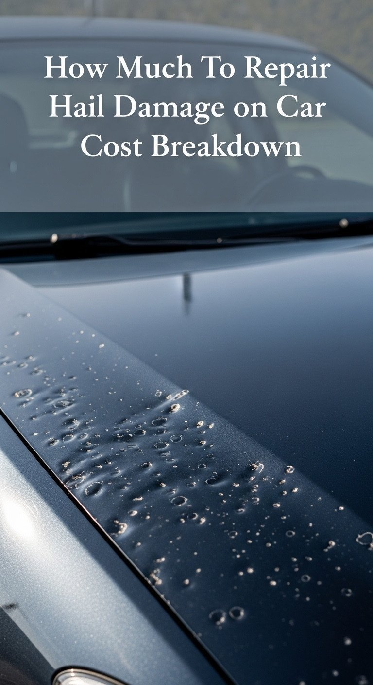how much to repair hail damage on car