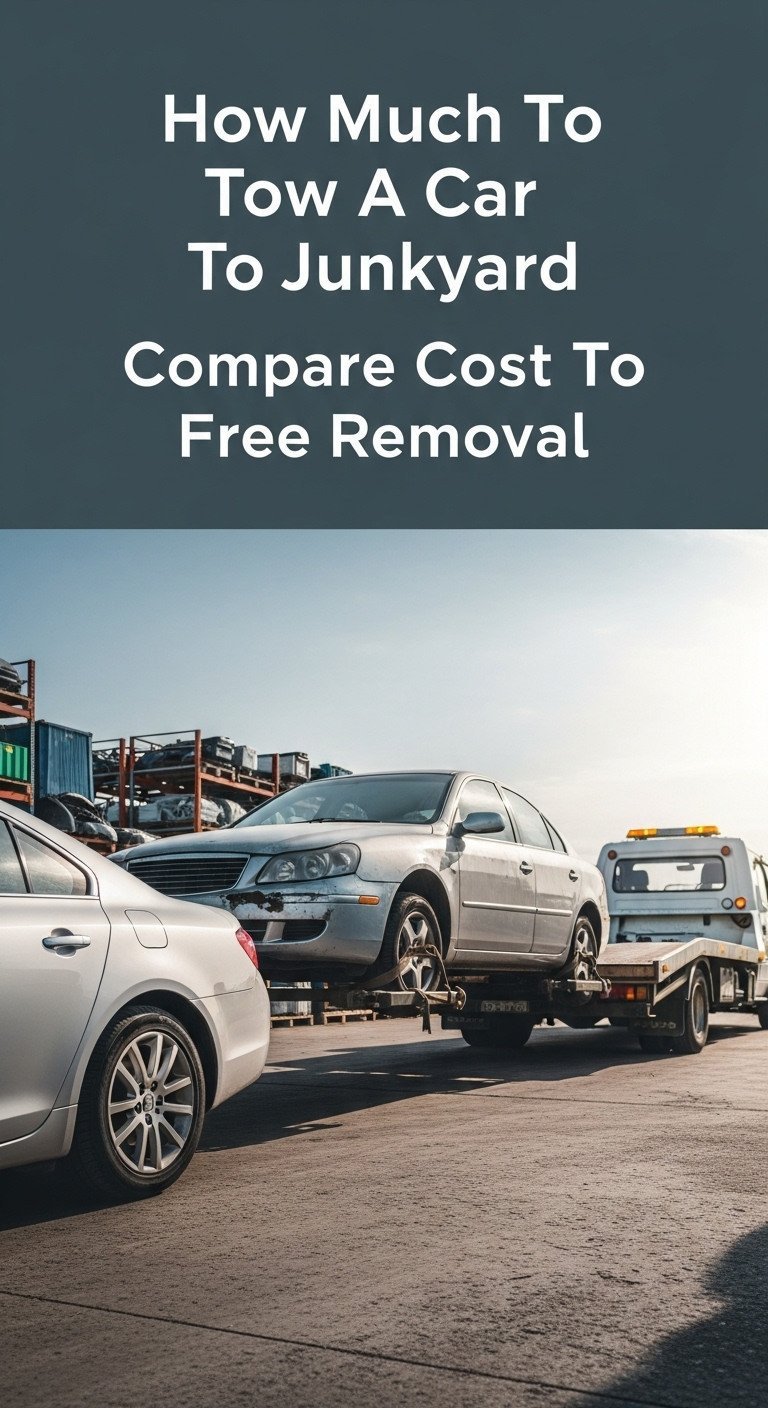 How Much To Tow A Car To Junkyard Compare Cost To Free Removal 1 how much to tow a car to junkyard