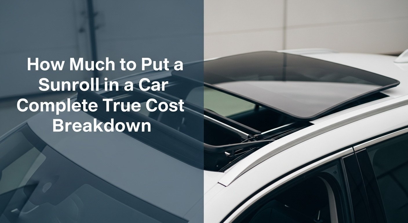 How Much to Put a Sunroof in a Car Complete True Cost Breakdown