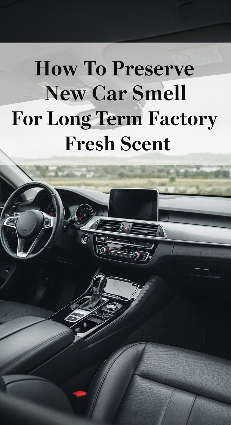 how to preserve new car smell