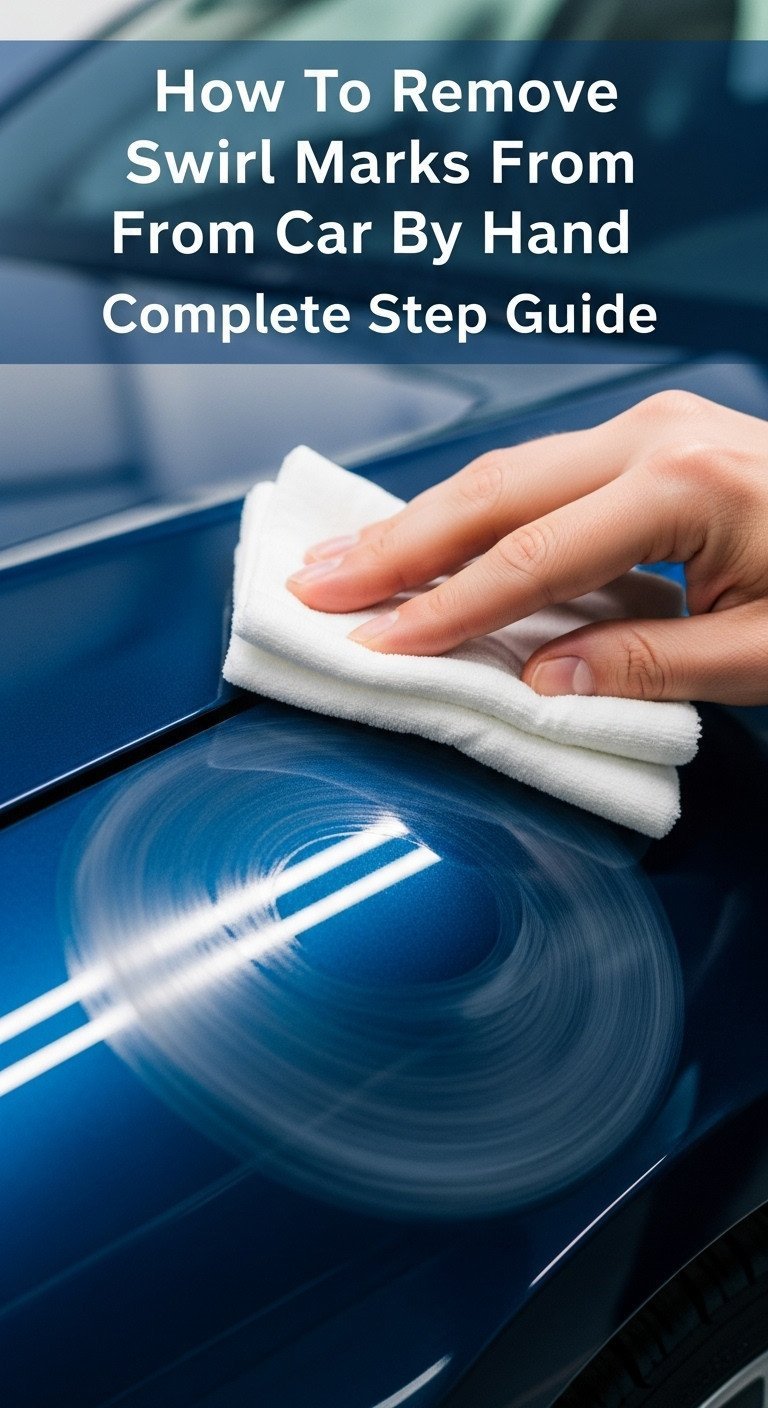 how to remove swirl marks from car by hand