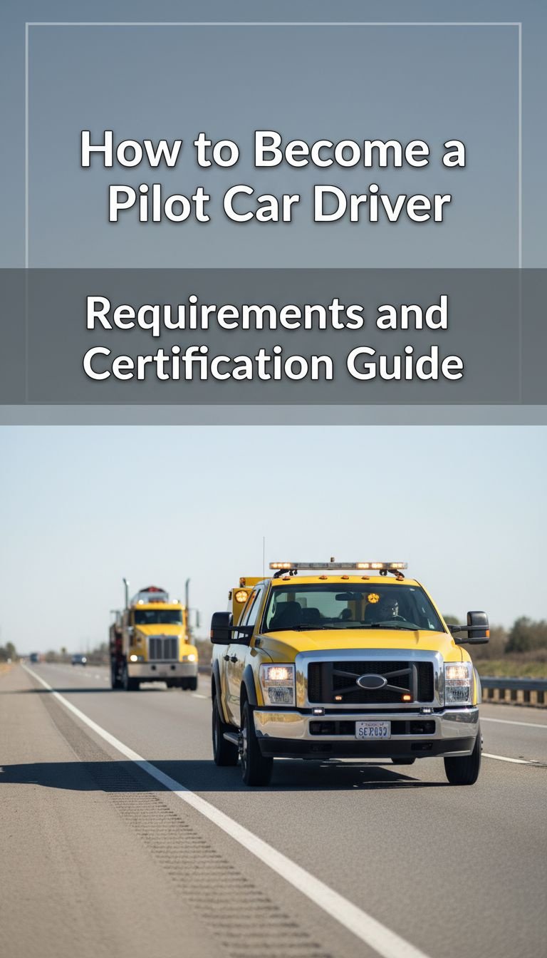 how do you become a pilot car driver
