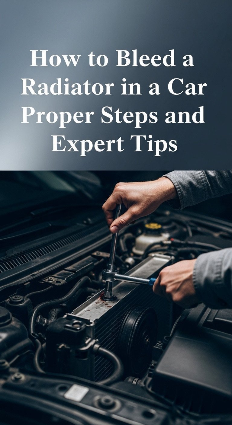 How to Bleed a Radiator in a Car Proper Steps and Expert Tips 1 how to bleed a radiator in a car