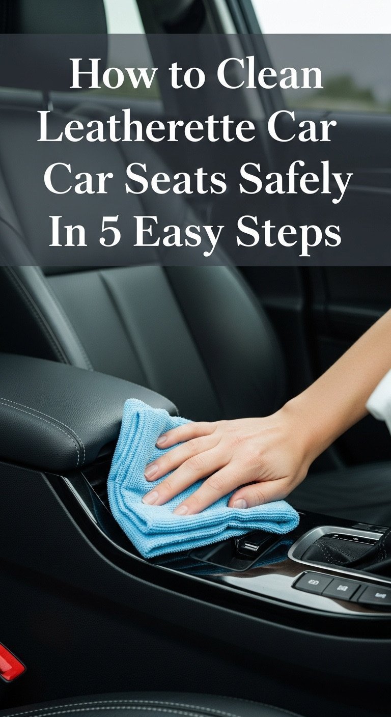 How to Clean Leatherette Car Seats Safely In 5 Easy Steps 1 how to clean leatherette car seats