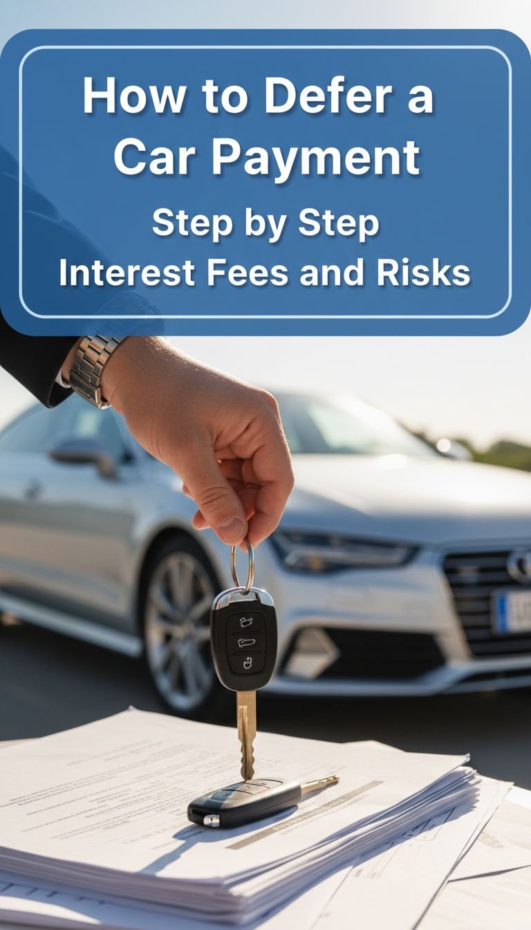 how do you defer a car payment