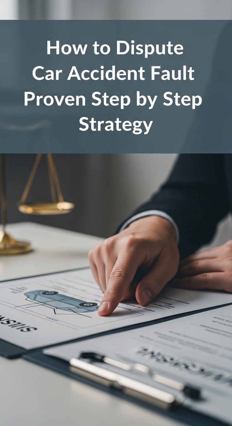 how to dispute a car accident fault