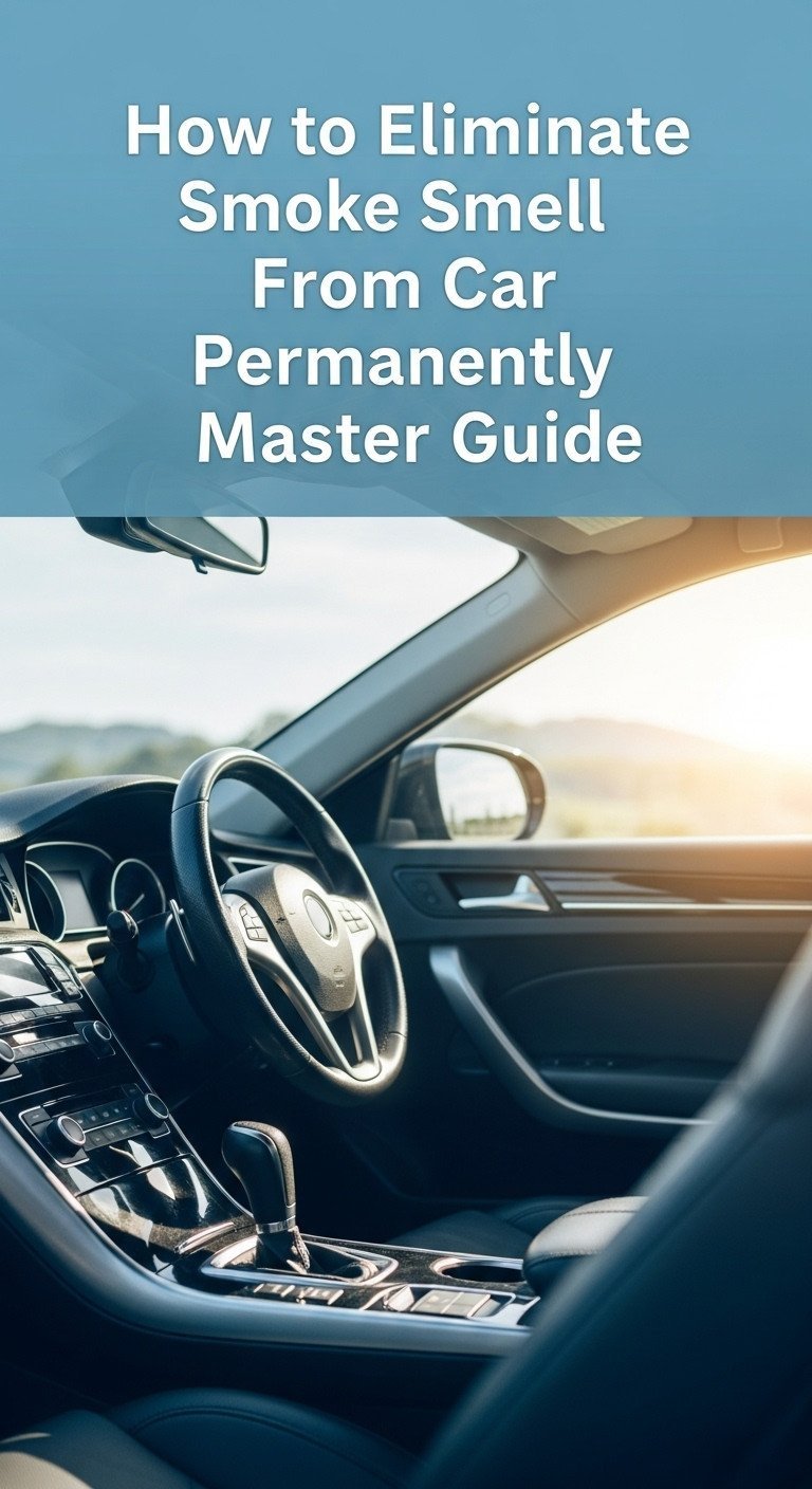 how to eliminate smoke smell from car