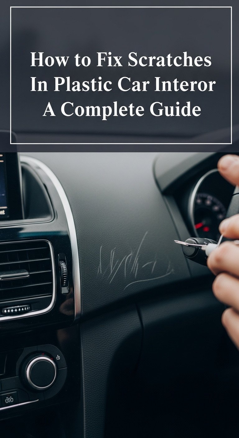 how to fix scratches in plastic car interior