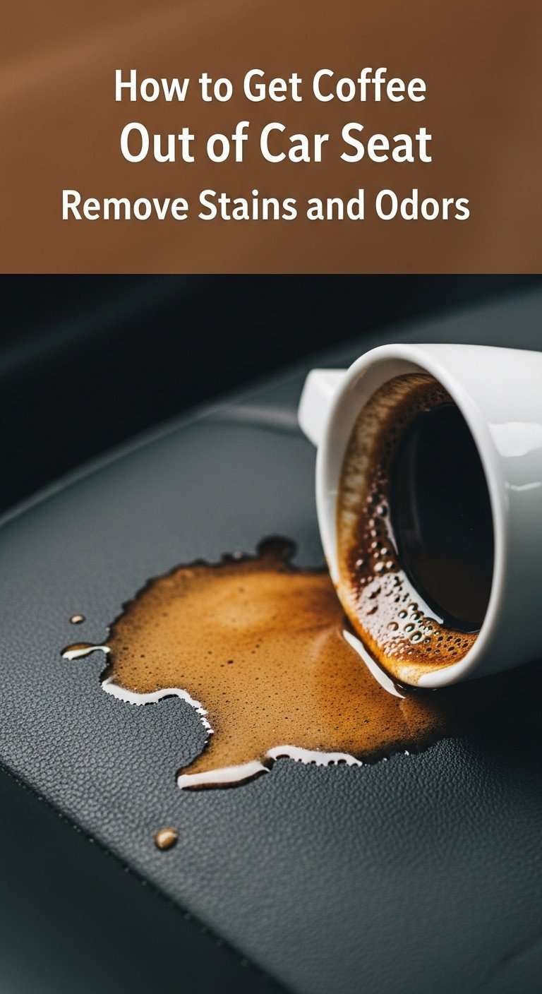 how to get coffee out of car seat