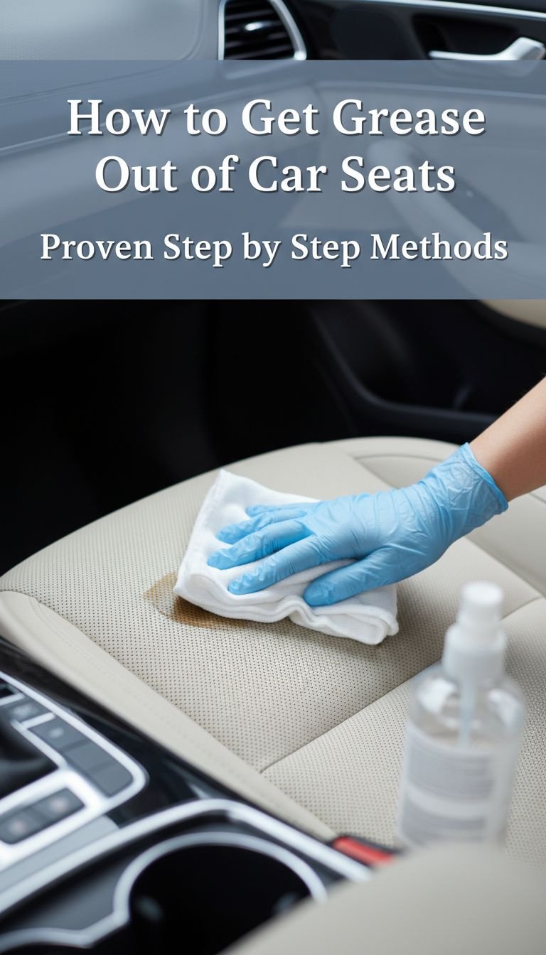 how do you get grease out of car seats