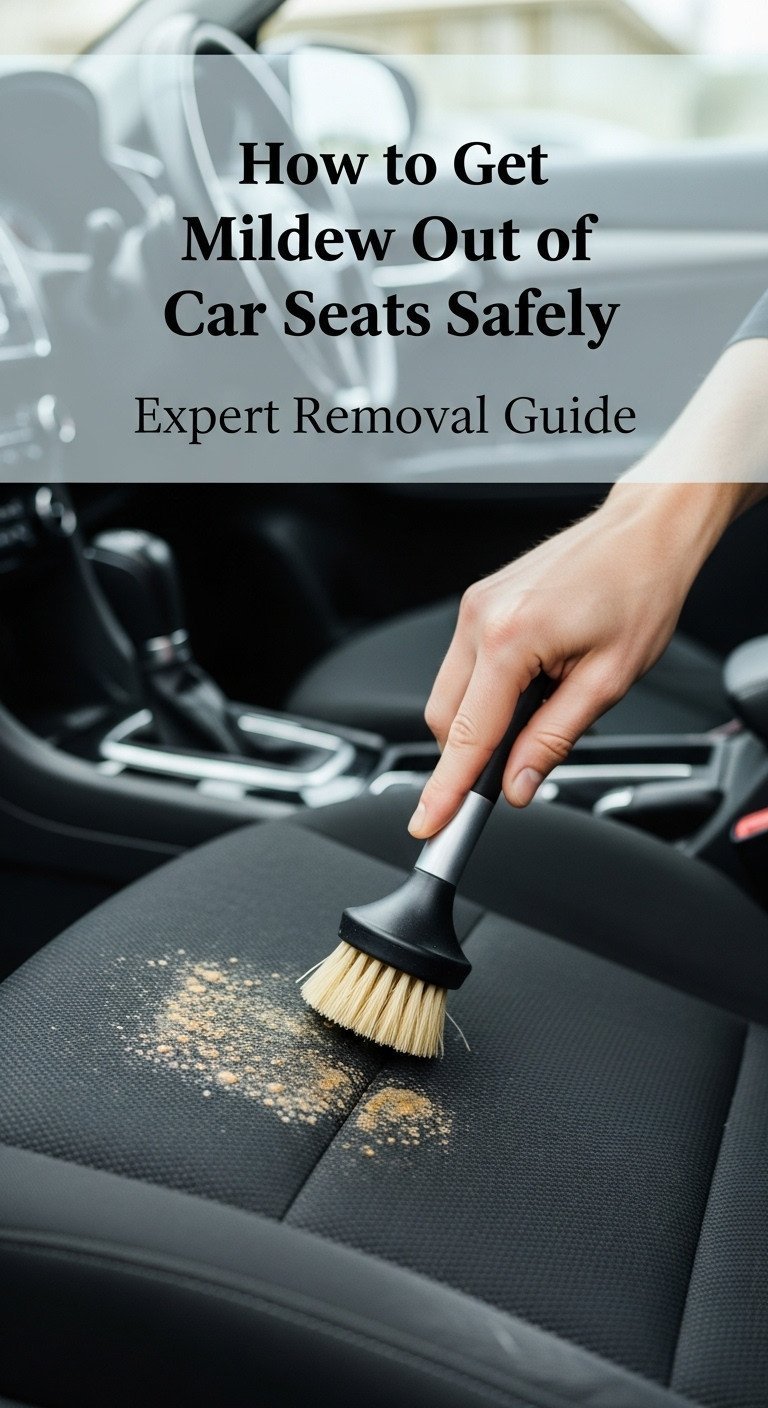 How to Get Mildew Out of Car Seats Safely Expert Removal Guide 1 how to get mildew out of car seats