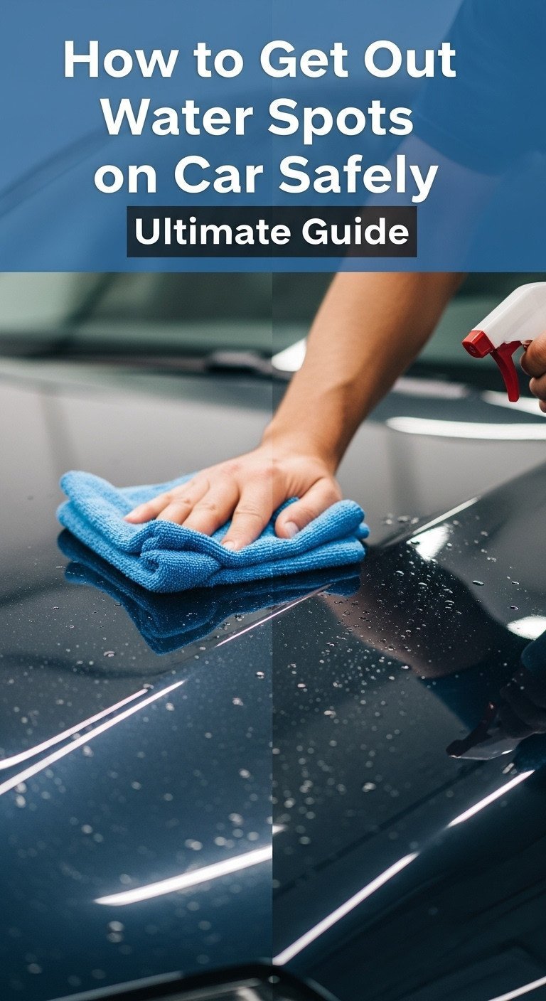 how to get out water spots on car