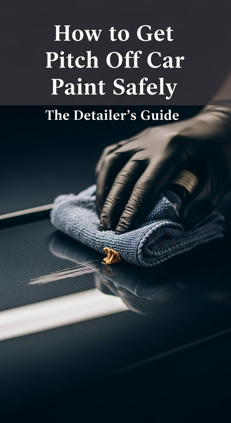How to Get Pitch Off Car Paint Safely The Detailer’s Guide 1 how to get pitch off car paint