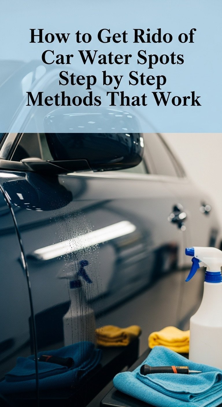 how to get rid of car water spots