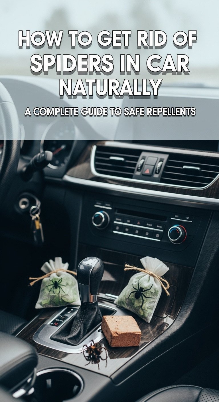 how to get rid of spiders in car naturally