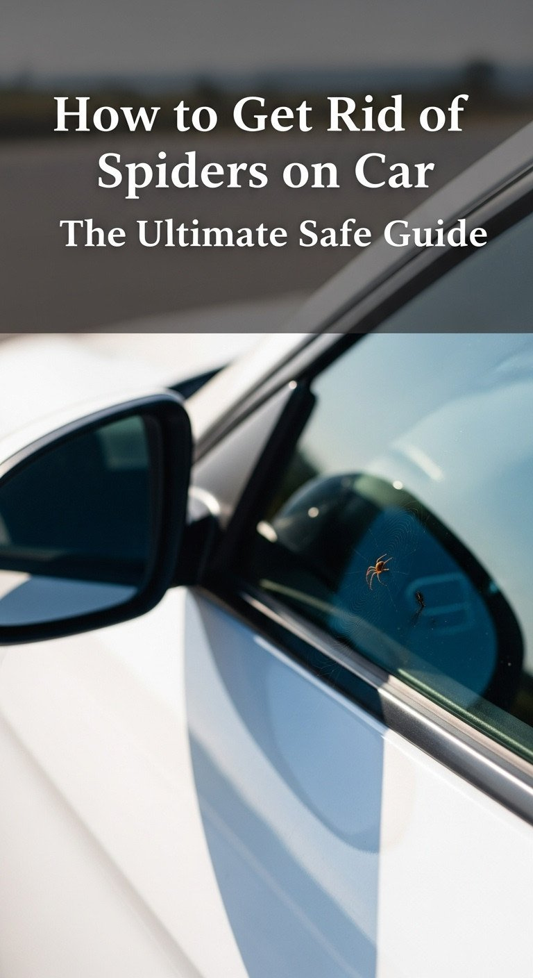 how to get rid of spiders on car