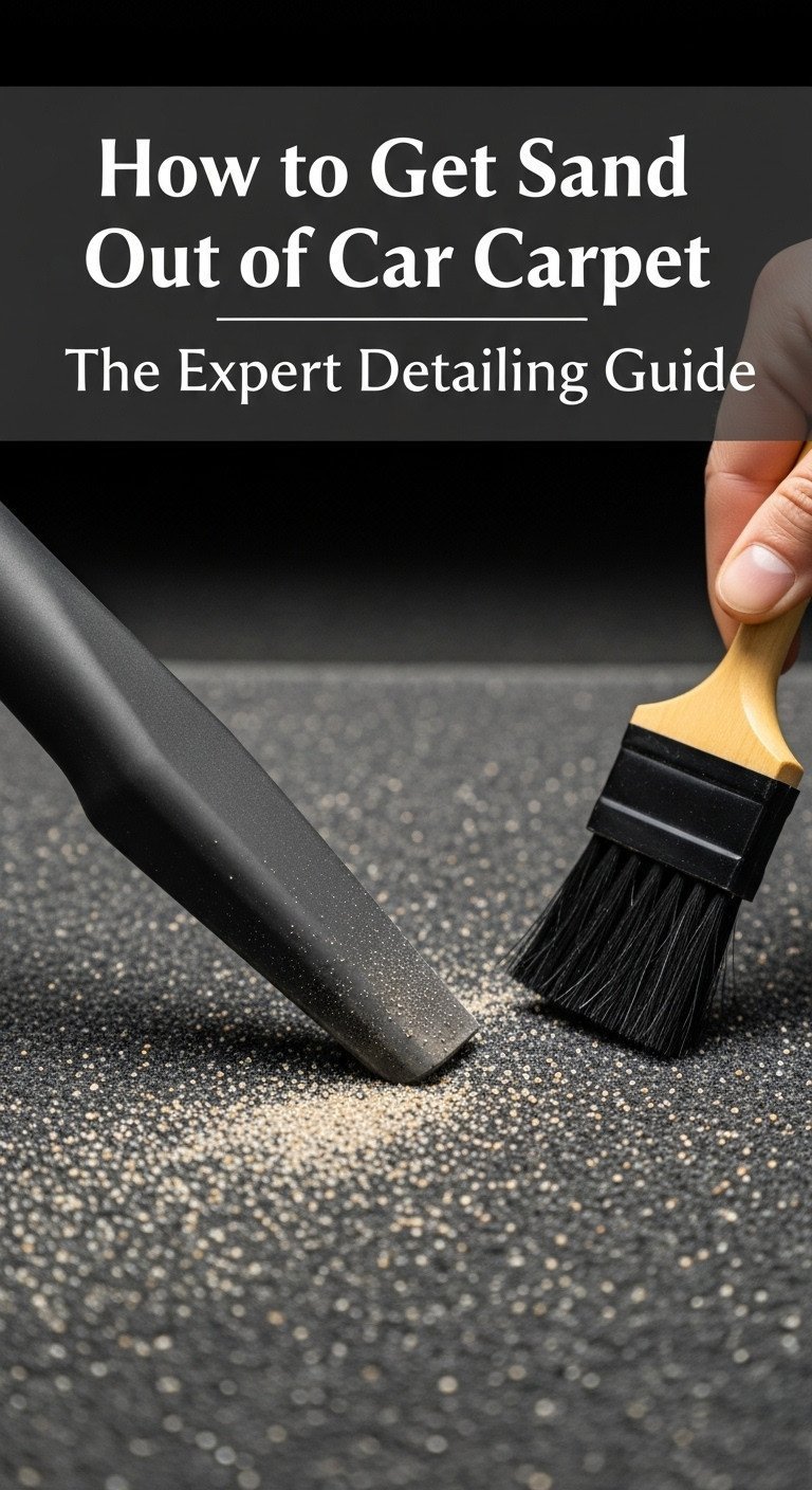 how to get sand out of car carpet