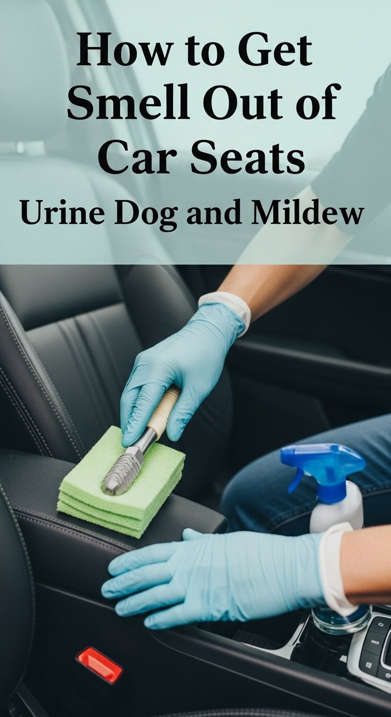 how to get smell out of car seats