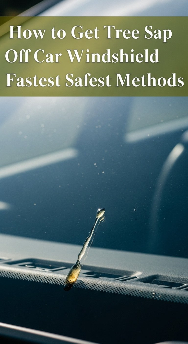 How to Get Tree Sap Off Car Windshield Fastest Safest Methods 1 how to get tree sap off car windshield