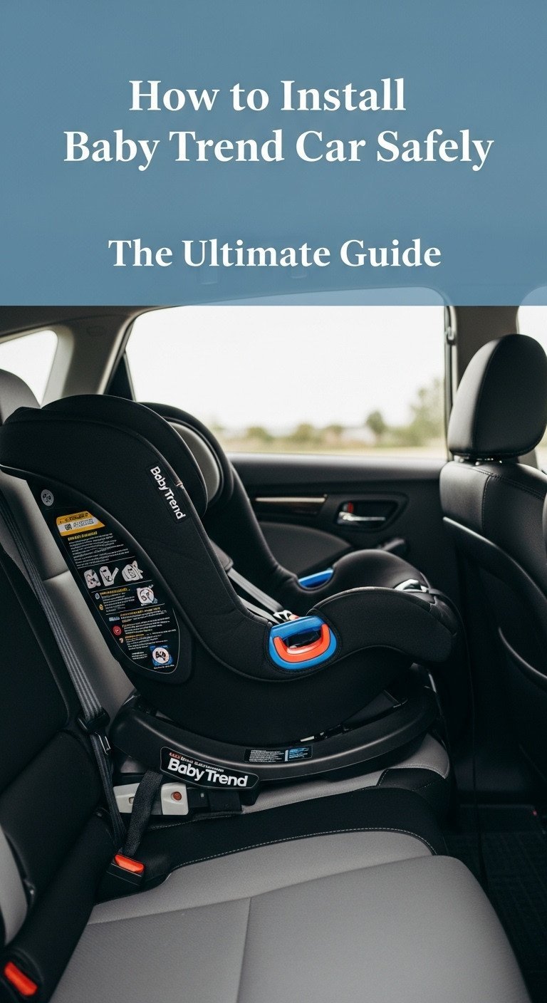 how to install baby trend car seat