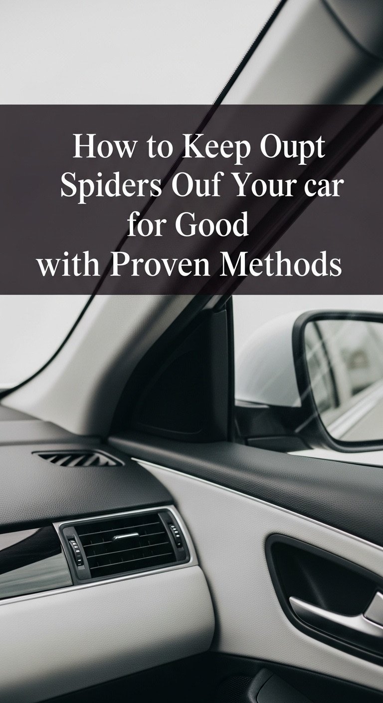 how to keep spiders out of your car