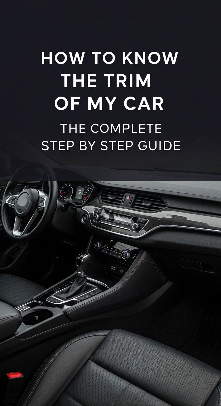 how to know the trim of my car