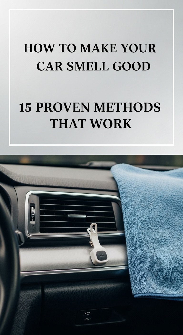 how to make my car smell good