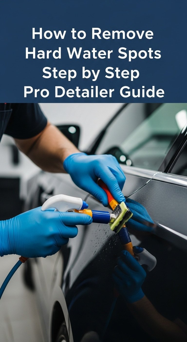 how to remove hard water spots from car paint