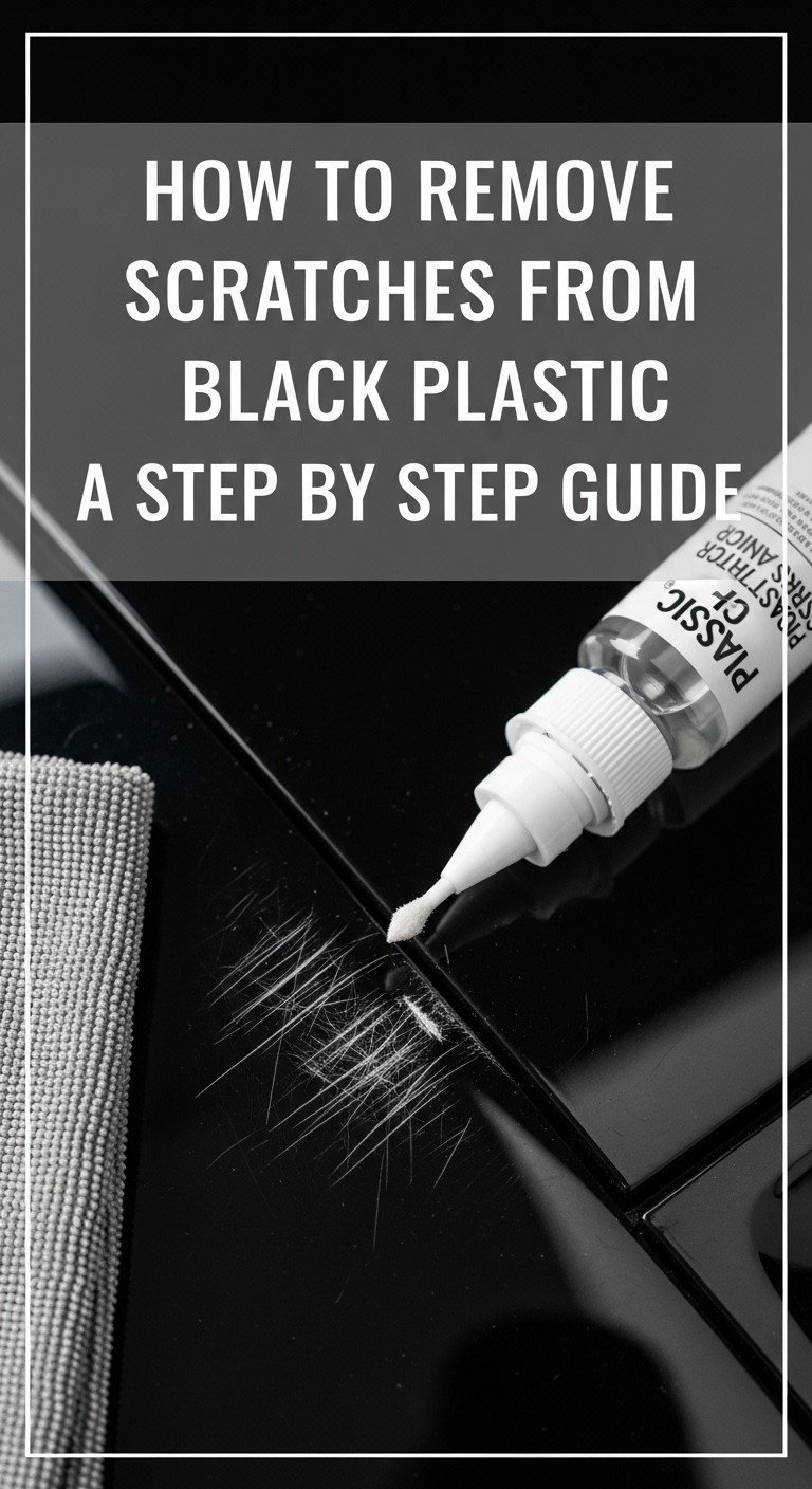 How to Remove Scratches from Black Plastic A Step by Step Guide 1 how to remove scratches from black plastic car interior