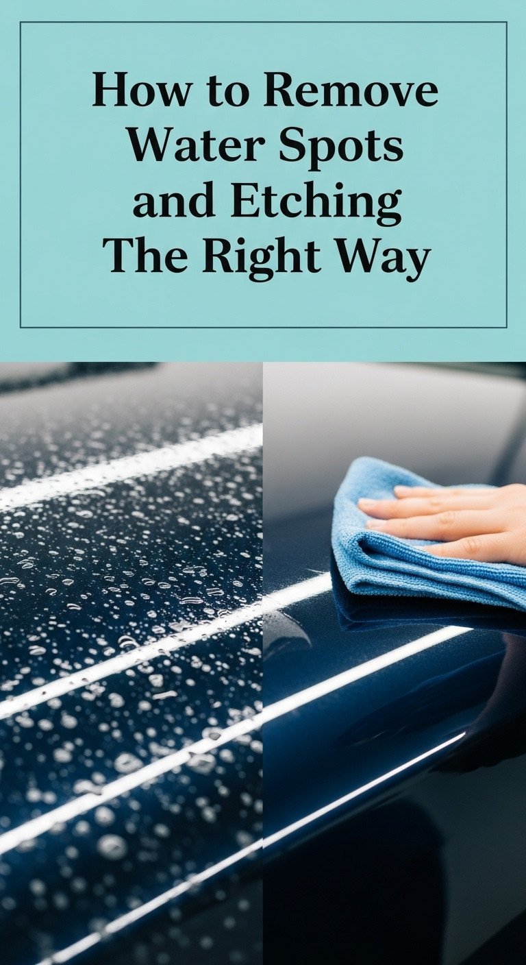 how to remove water spots from car paint